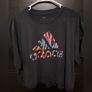 Women’s black Adidas top sz XL